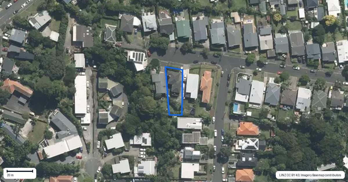 Property context map for 22 Rona Avenue, Grey Lynn, Auckland