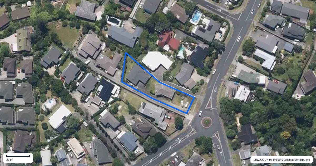 Property context map for 1/68 Bleakhouse Road, Bucklands Beach, Auckland