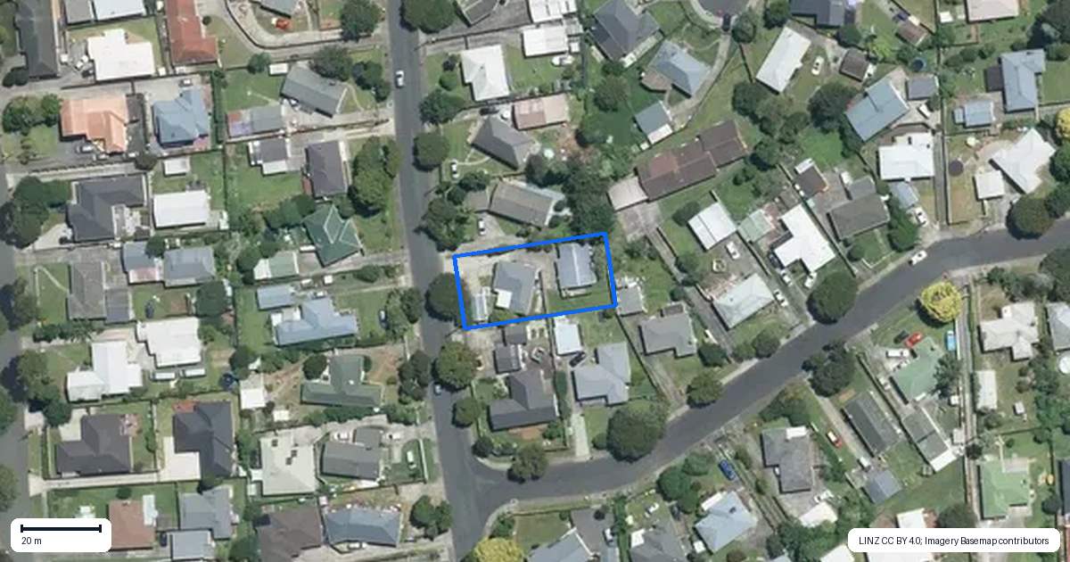 Property context map for 38 Scott Road, Papakura