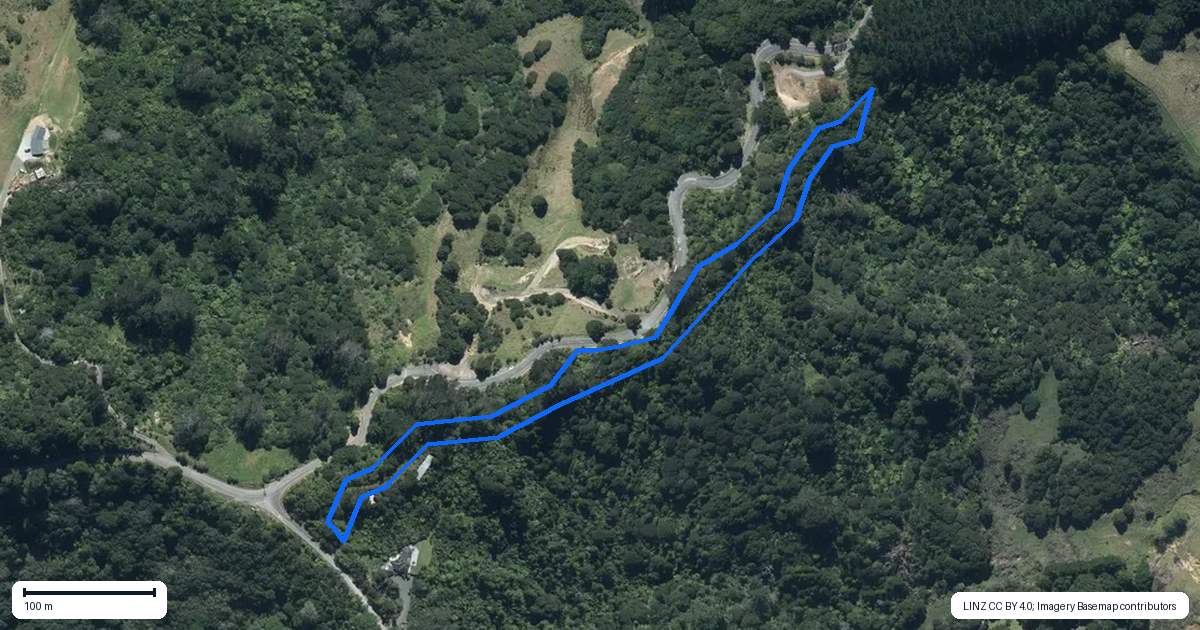 Property context map for 276 Noakes Hill Road, Puhoi, Warkworth
