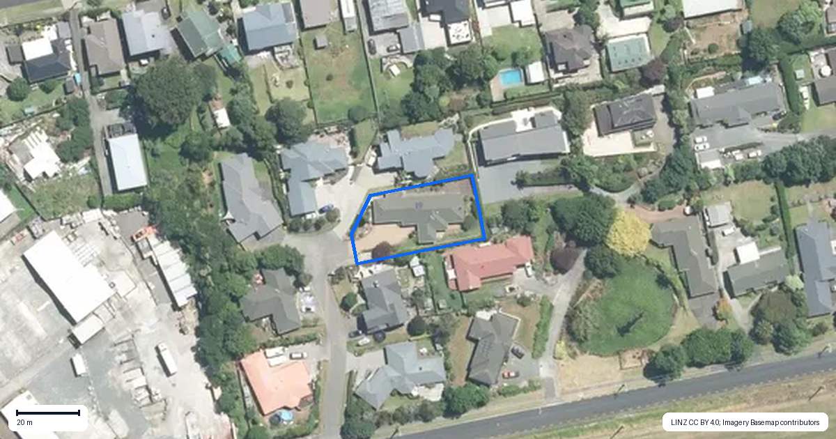 Property context map for 6 Marvel Way, Pukekohe