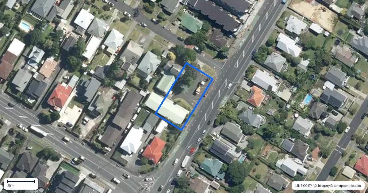 Property context map for 681 Sandringham Road, Sandringham, Auckland