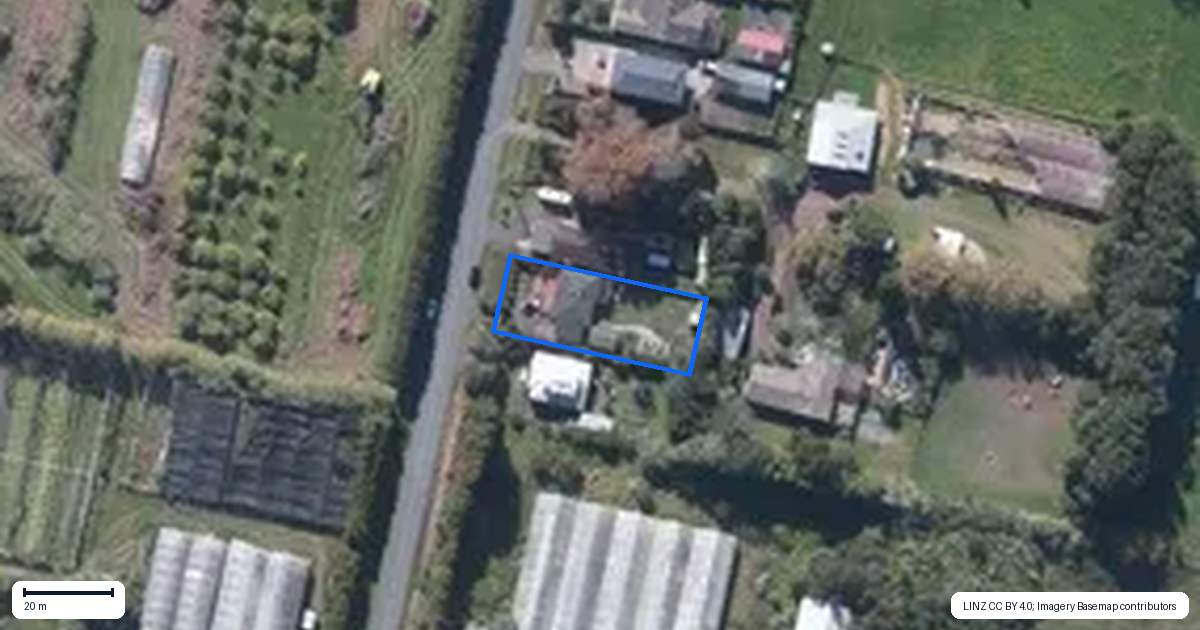 Property context map for 7 Riverlea Road, Whenuapai, Auckland