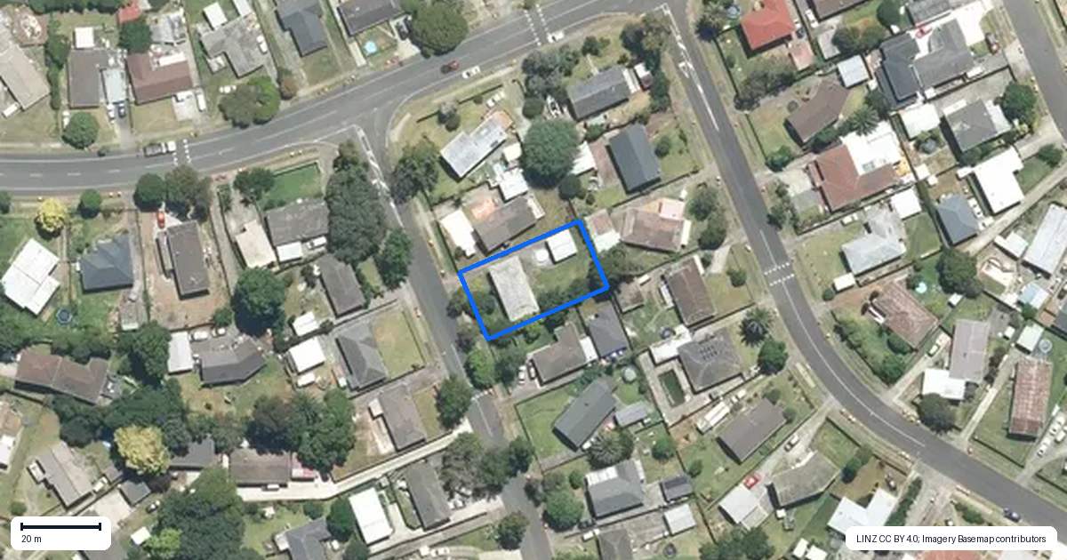Property context map for 6 Smedley Street, Manurewa, Auckland