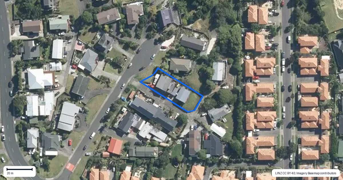 Property context map for 16 Orewa Heights Crescent, Orewa