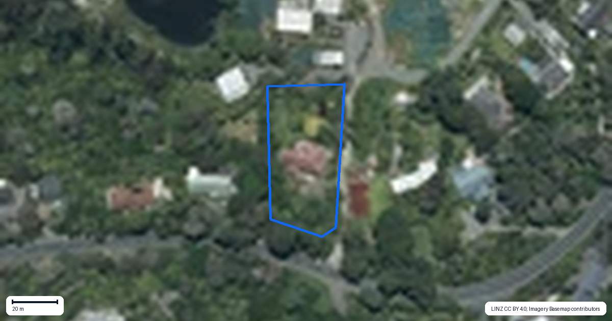 Property context map for 161 Scenic Drive, Titirangi, Auckland