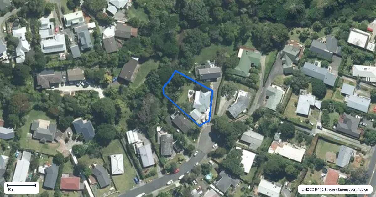 Property context map for 26 Infidel Place, Torbay, Auckland