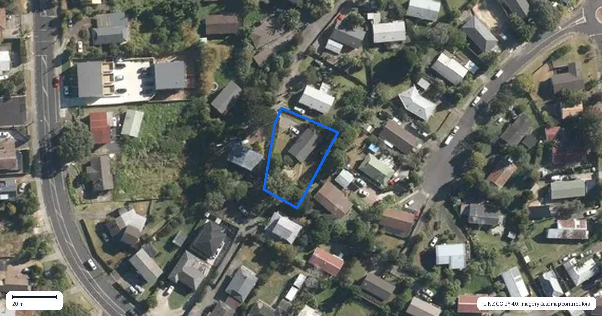 Property context map for 14 Glenfinn Place, Massey, Auckland