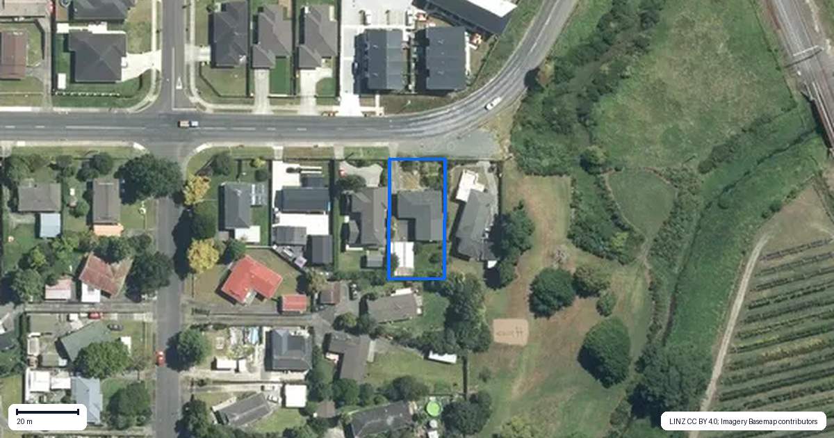 Property context map for 53 Boundary Road, Opaheke, Papakura