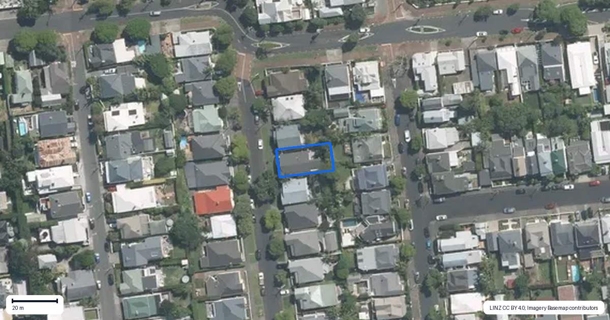 Property context map for 68 Islington Street, Ponsonby, Auckland