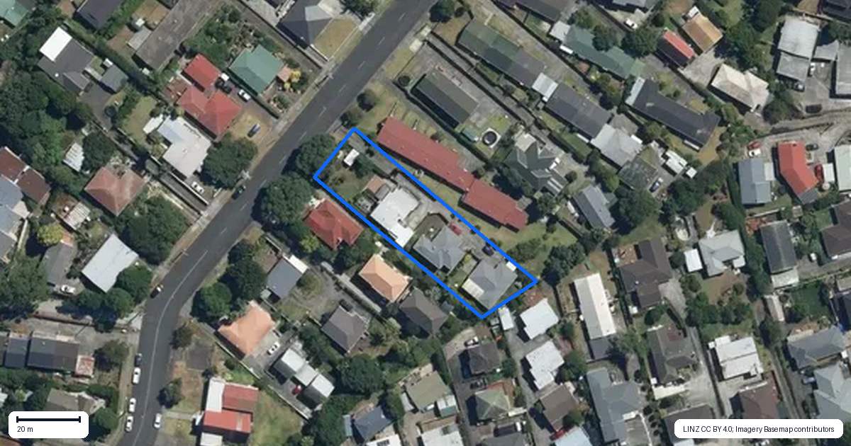 Property context map for 13A Ballarat Street, Ellerslie, Auckland