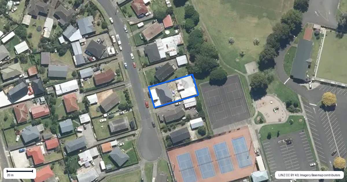 Property context map for 18 Dairy Road, Otara, Auckland