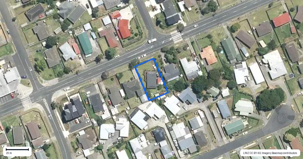 Property context map for 152 Wordsworth Road, Manurewa, Auckland