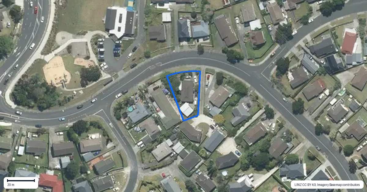 Property context map for 56 Meadowood Drive, Unsworth Heights, Auckland