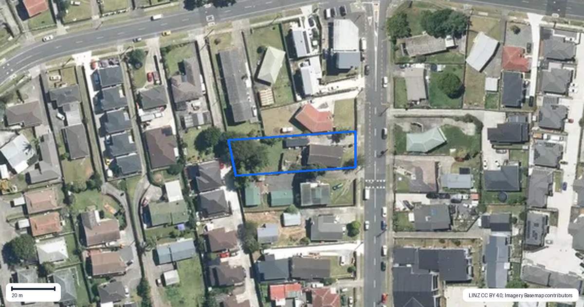 Property context map for 83 Hillside Road, Papatoetoe, Auckland