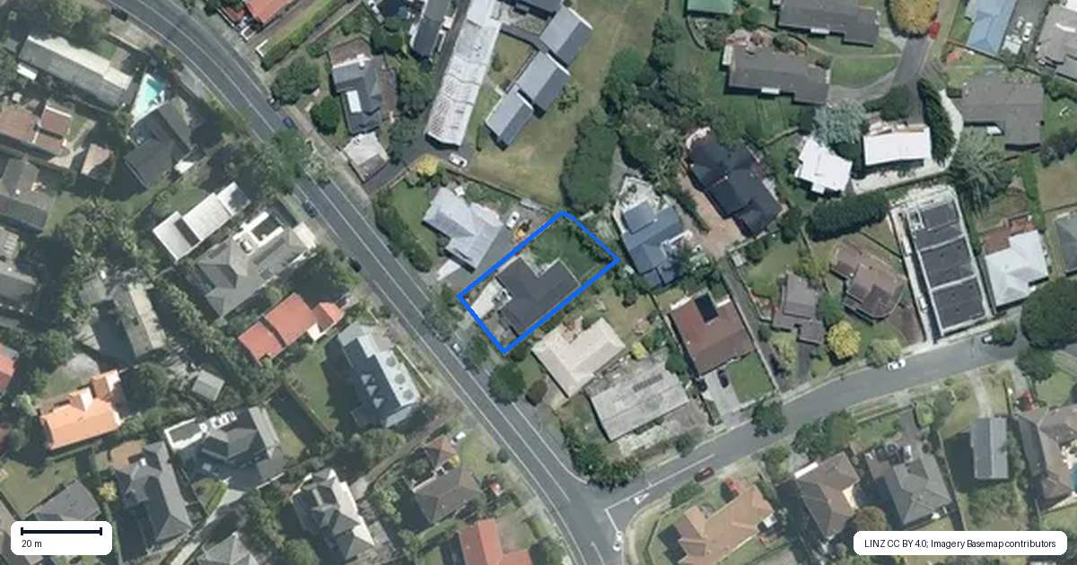 Property context map for 122 Norman Lesser Drive, St Johns, Auckland
