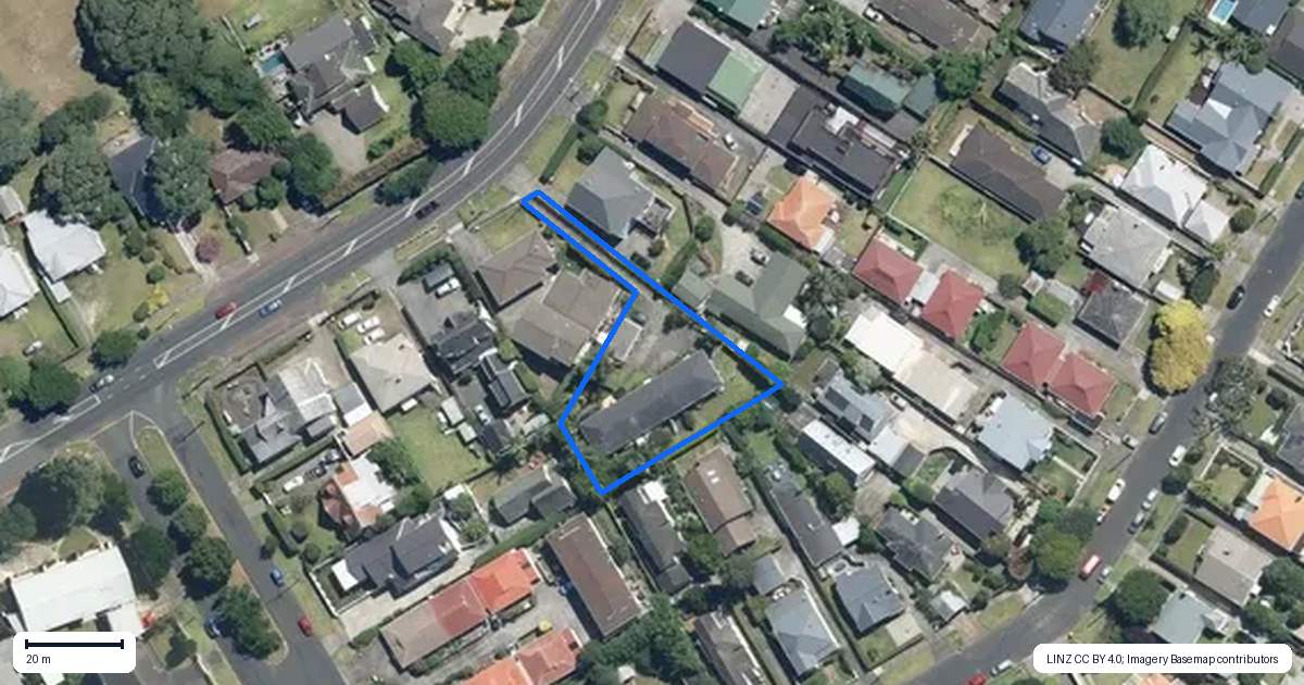 Property context map for 1/123A Campbell Road, One Tree Hill, Auckland
