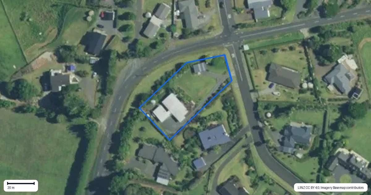 Property context map for 1 Heron Hill, Kerikeri