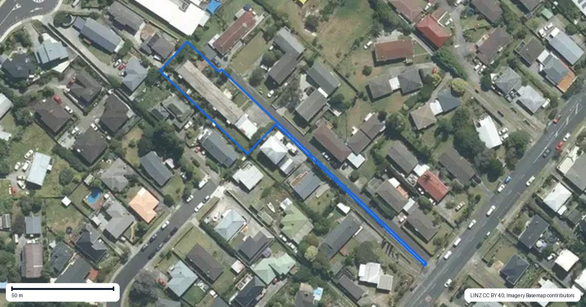 Property context map for 2/36A Sunnynook Road, Sunnynook, Auckland