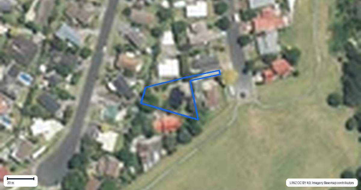 Property context map for 13 Moor Park, Wattle Downs, Auckland