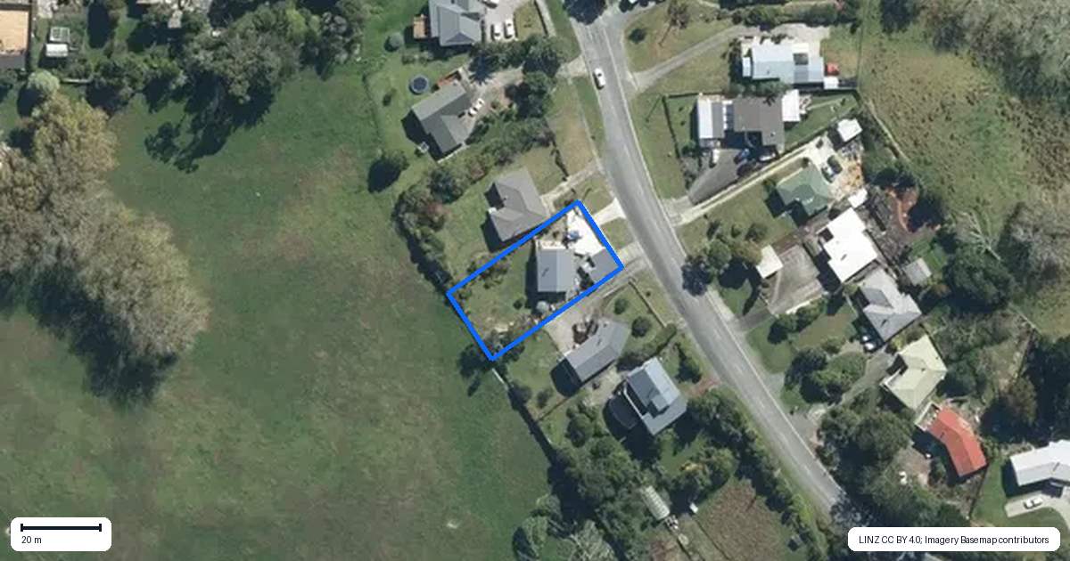 Property context map for 36 Matheson Road, Wellsford
