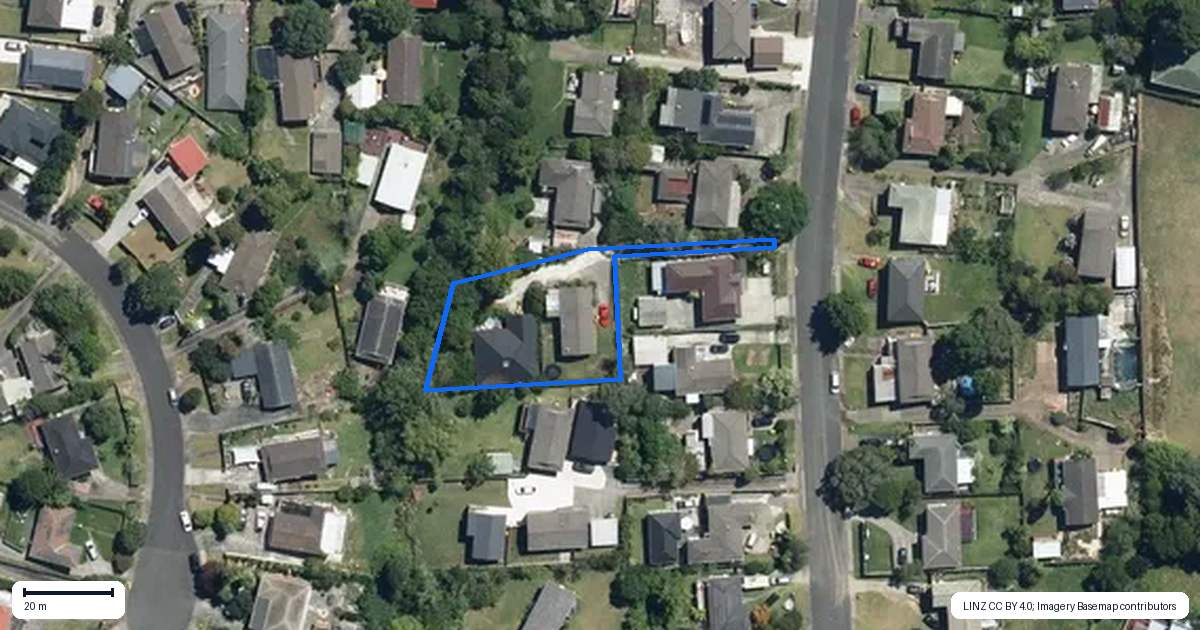 Property context map for 13 Leo Street, Glen Eden, Auckland