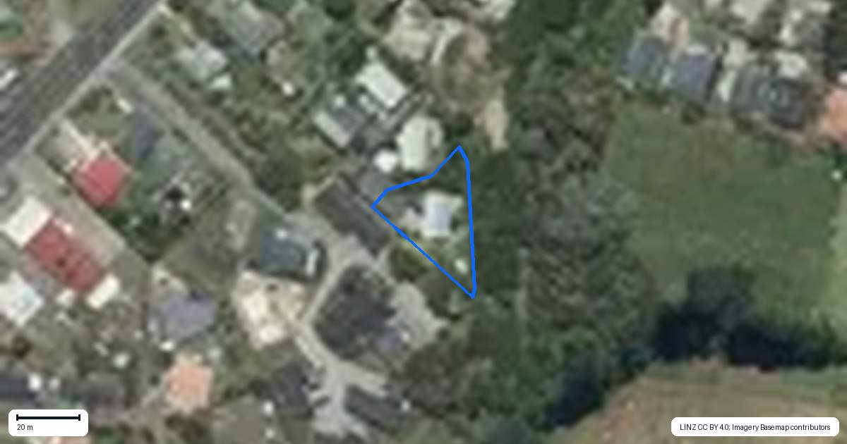 Property context map for 542E West Coast Road, Oratia, Auckland