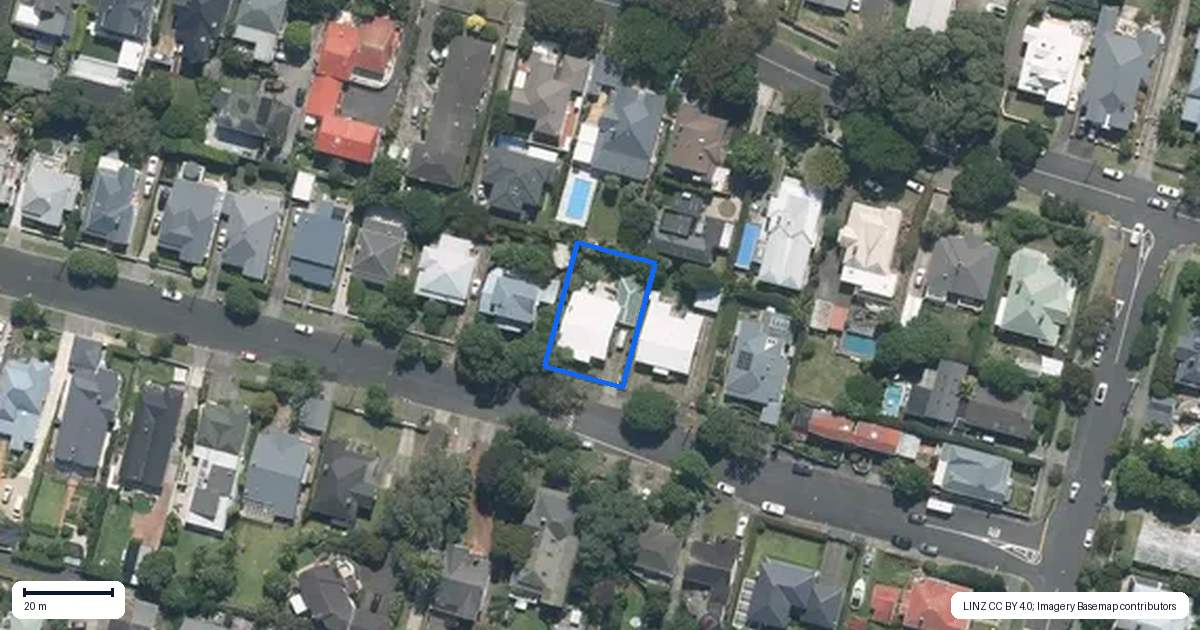 Property context map for 56 Milton Road, Mount Eden, Auckland