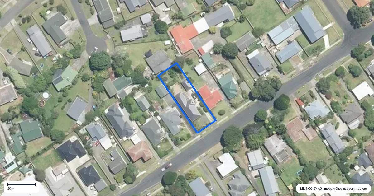 Property context map for 71 Victoria Street, Pukekohe