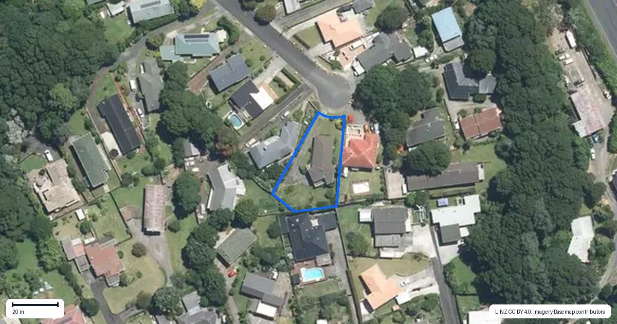 Property context map for 29 Hillcrest Grove, Hillpark, Auckland