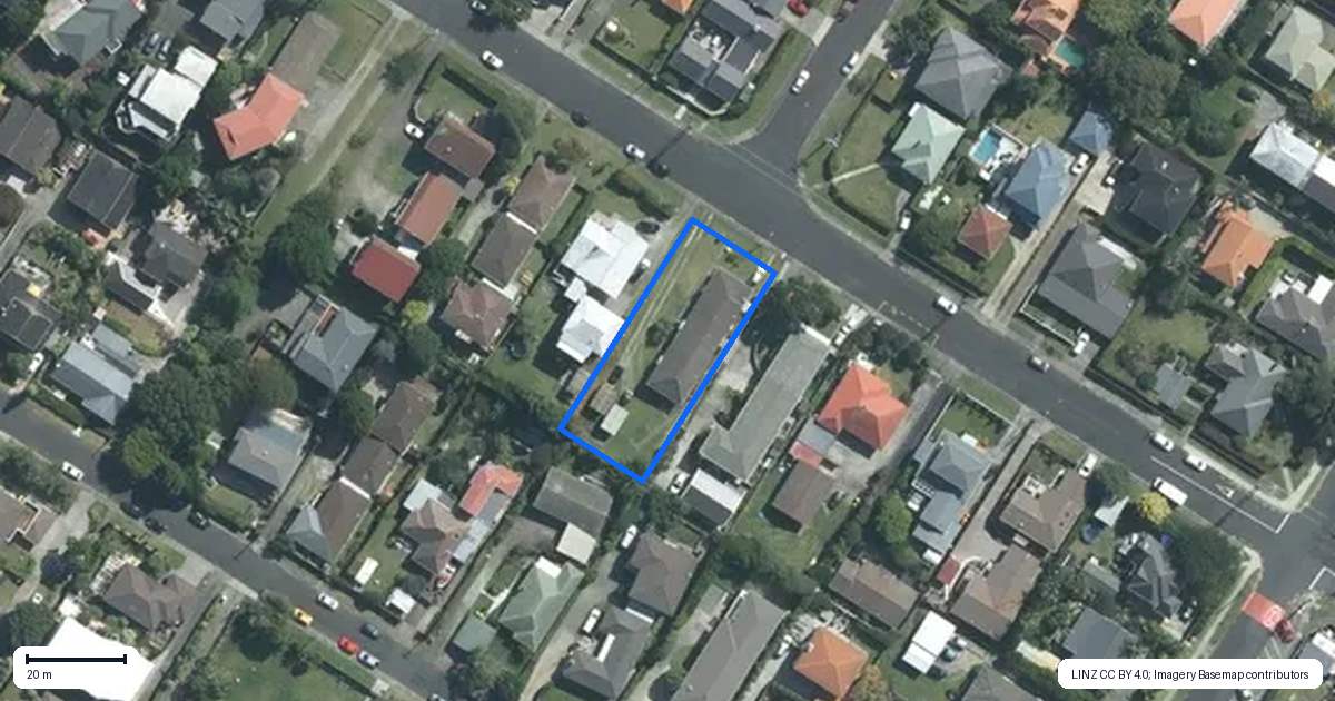 Property context map for 1/47 Francis Street, Hauraki, Auckland