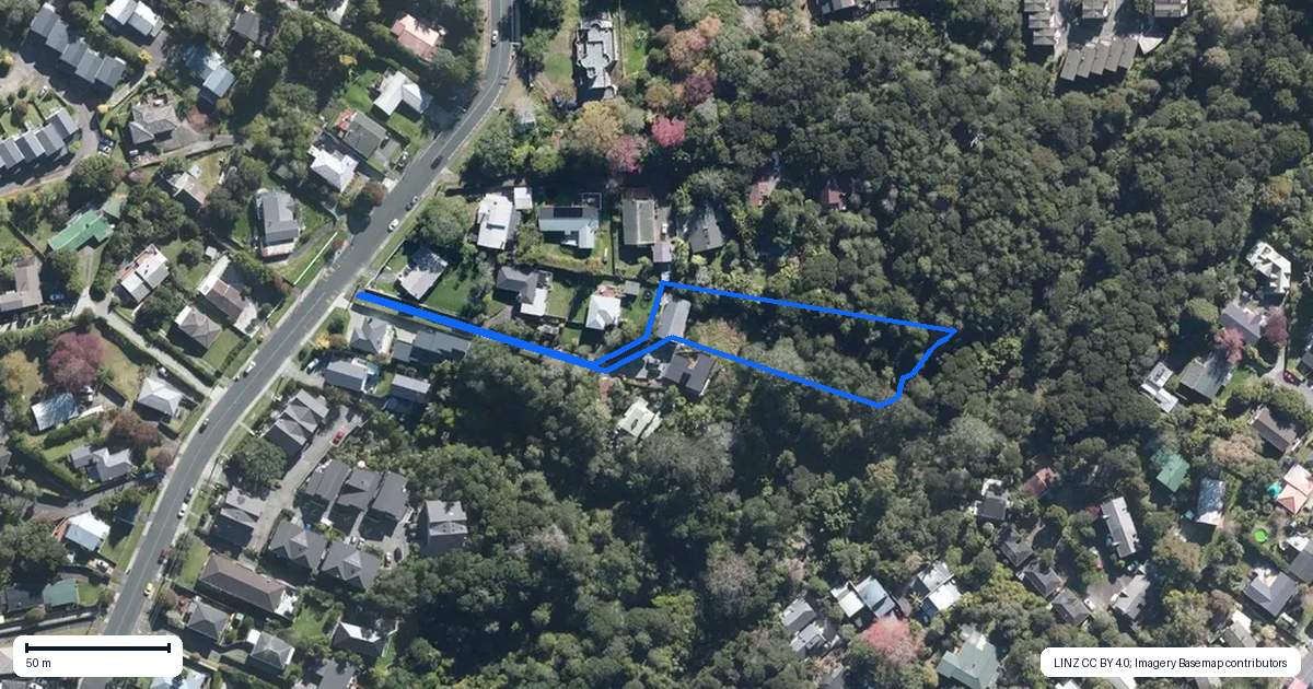 Property context map for 43C Verbena Road, Birkdale, Auckland
