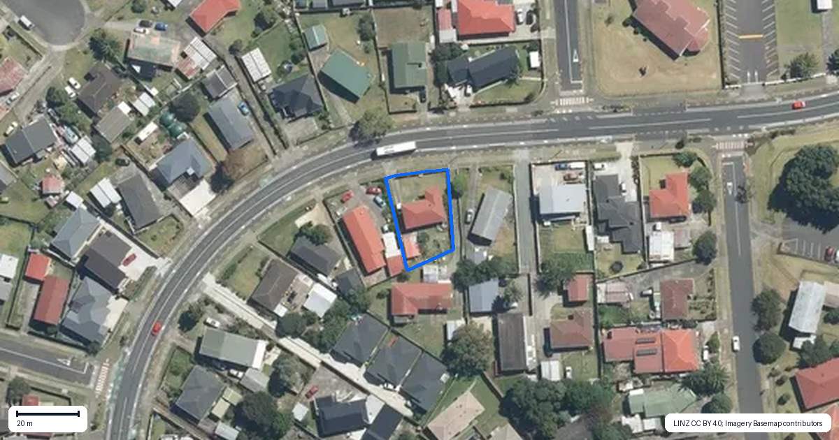 Property context map for 25 Orly Avenue, Mangere, Auckland