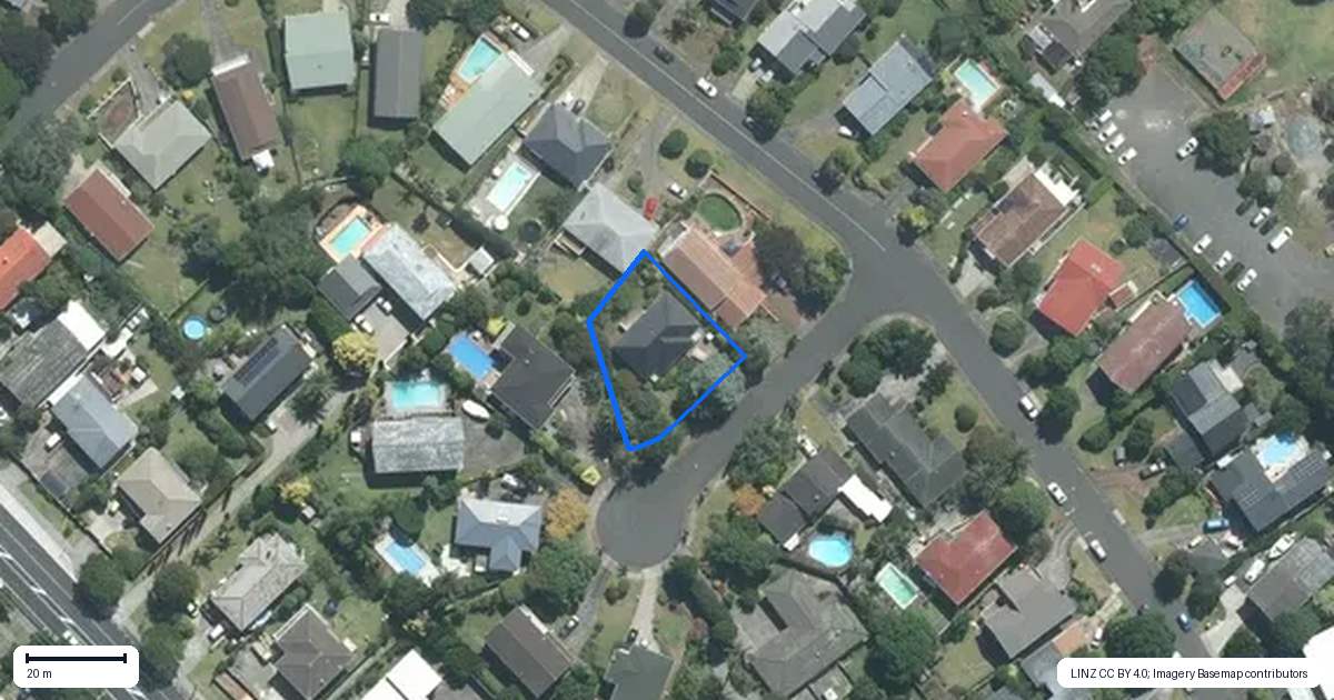 Property context map for 4 Kerrymaria Place, Hillcrest, Auckland