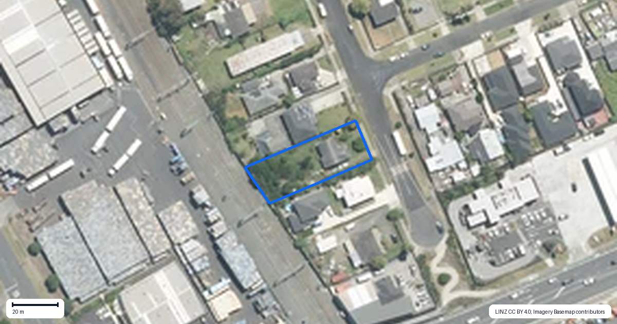 Property context map for 55 Clendon Avenue, Papatoetoe, Auckland