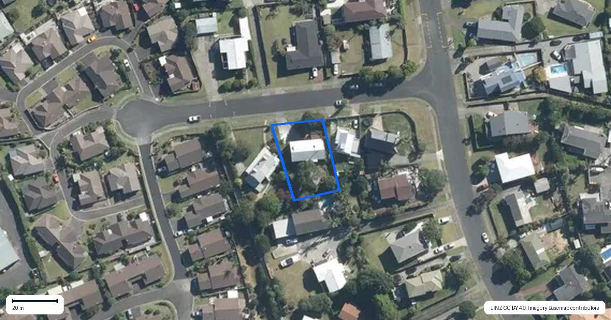 Property context map for 3 Lucy Foster Lane, Red Beach, Whangaparaoa
