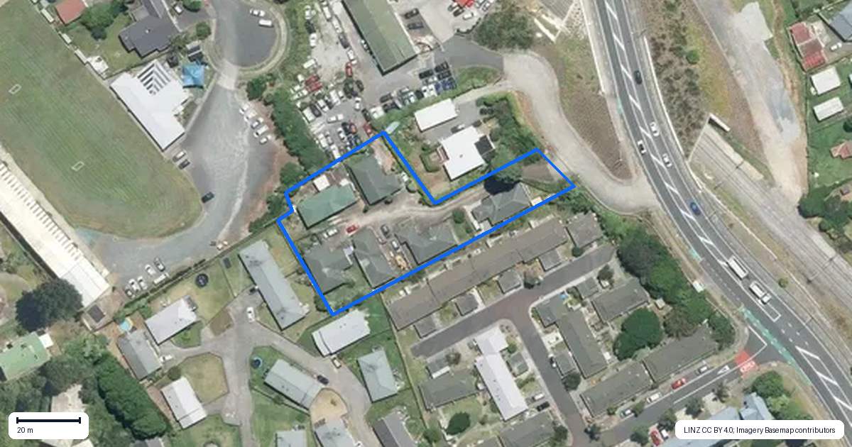 Property context map for 273A Great South Road, Manurewa, Auckland