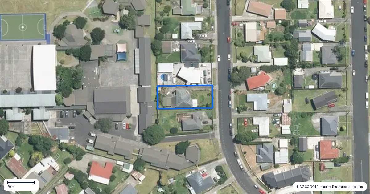 Property context map for 23 Greenmeadows Avenue, Manurewa East, Auckland
