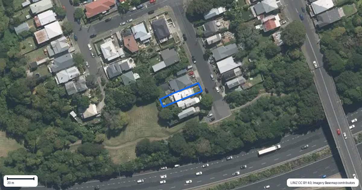 Property context map for 39 Cooper Street, Grey Lynn, Auckland