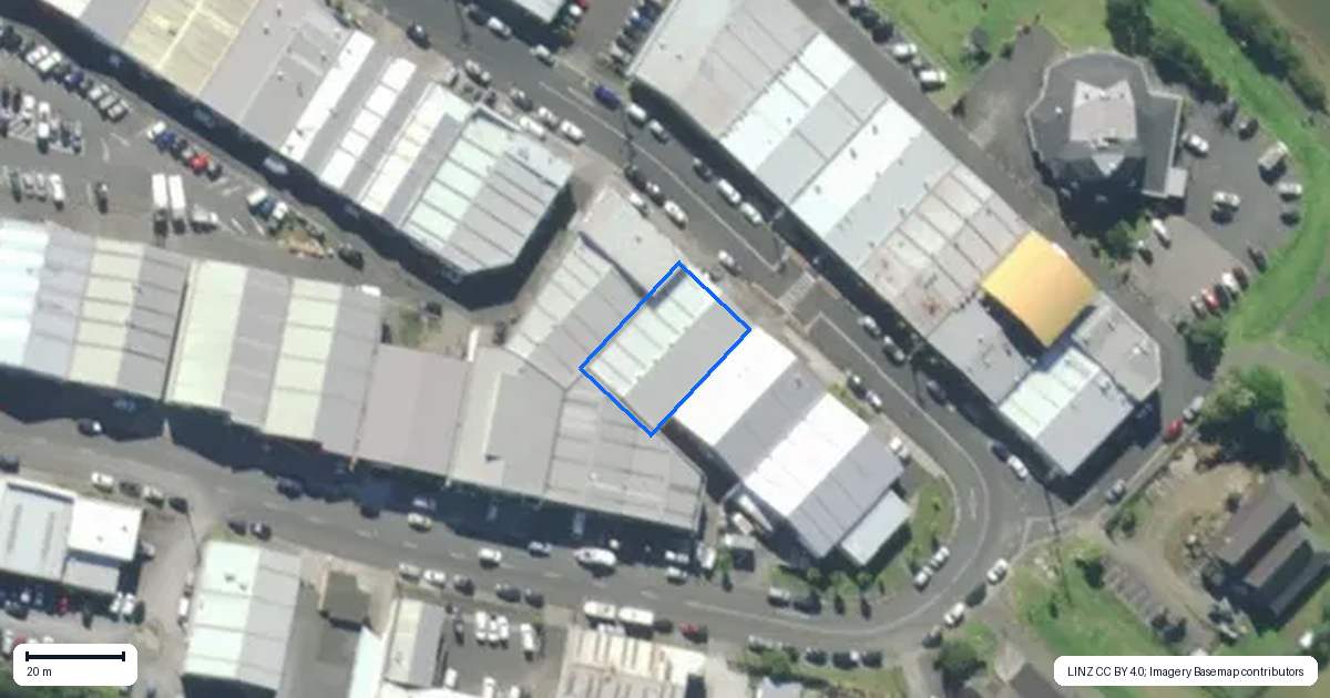 Property context map for 164 Dent Street, Whangarei