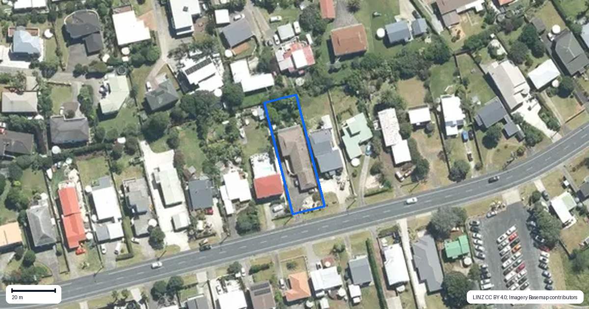 Property context map for 1312 Whangaparaoa Road, Army Bay, Whangaparaoa