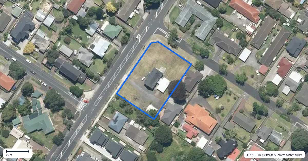 Property context map for 225 St George Street, Papatoetoe, Auckland
