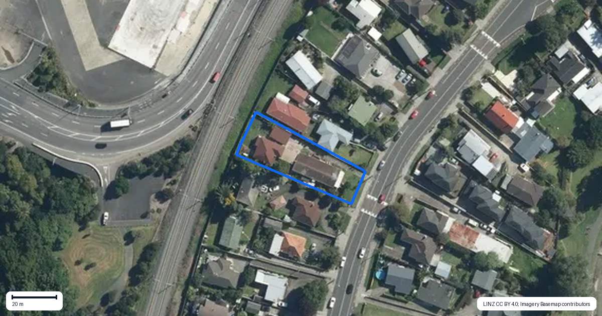 Property context map for 1/115 Ireland Road, Mount Wellington, Auckland