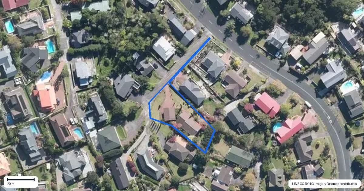 Property context map for 163 Chelsea View Drive, Chatswood, Auckland