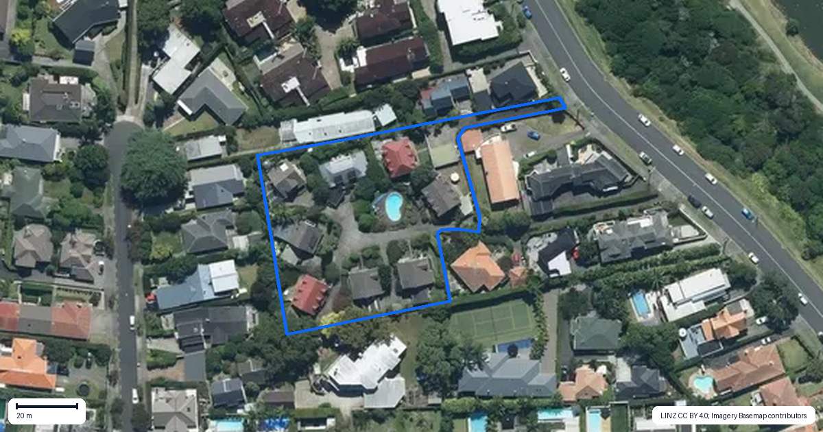 Property context map for 178 Upland Road, Remuera, Auckland