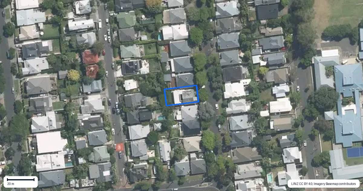 Property context map for 47 Islington Street, Ponsonby, Auckland