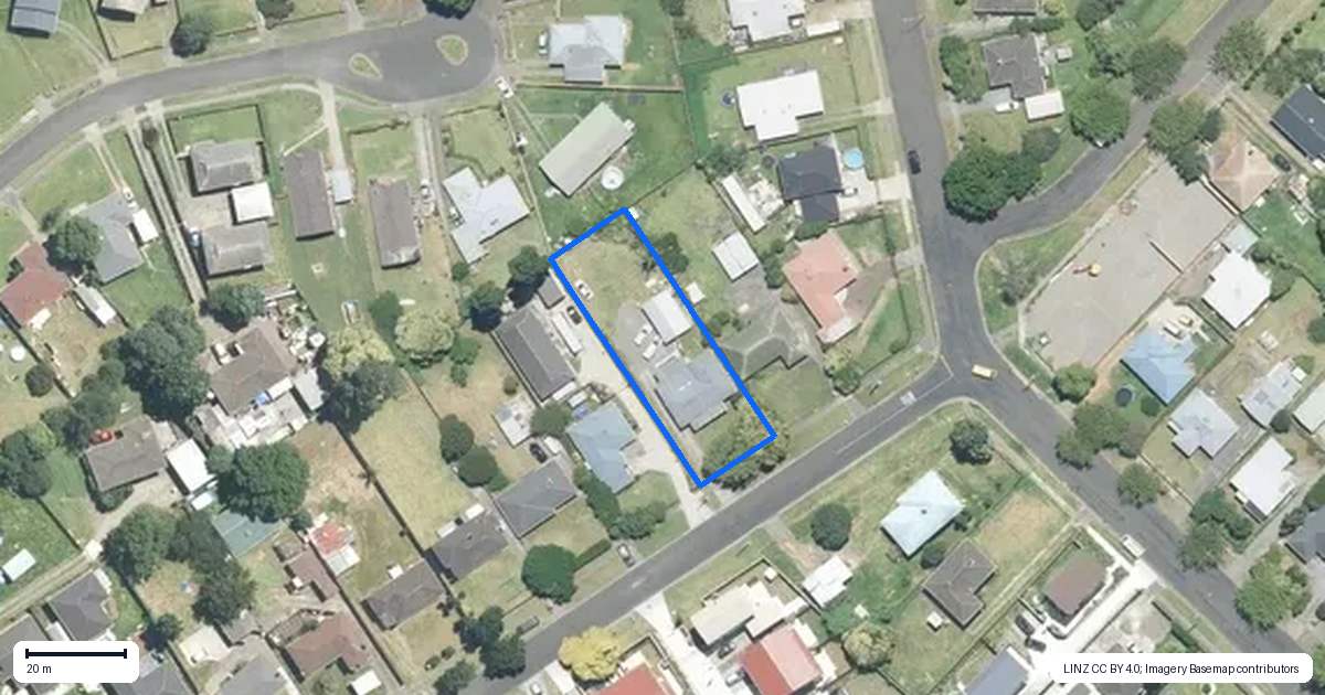 Property context map for 44 Birdwood Road, Pukekohe
