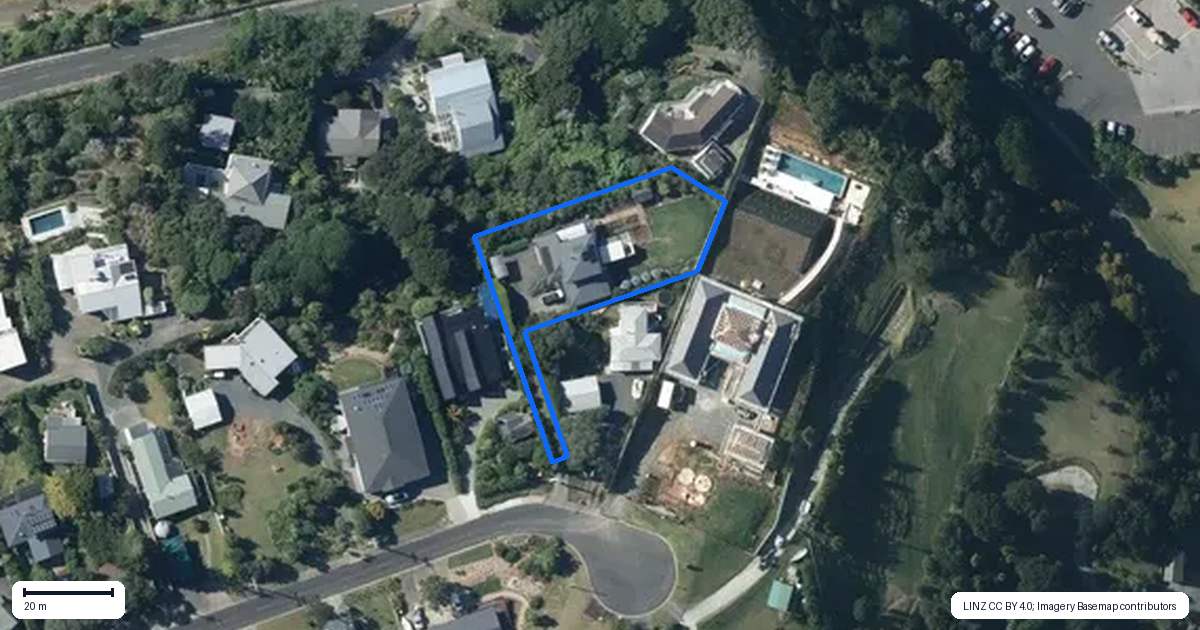 Property context map for 21 Kanuka Road, Sandspit, Warkworth