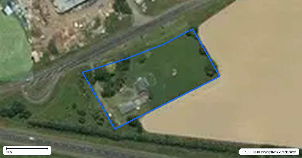 Property context map for 42 Mangatawhiri Road, Mangatawhiri