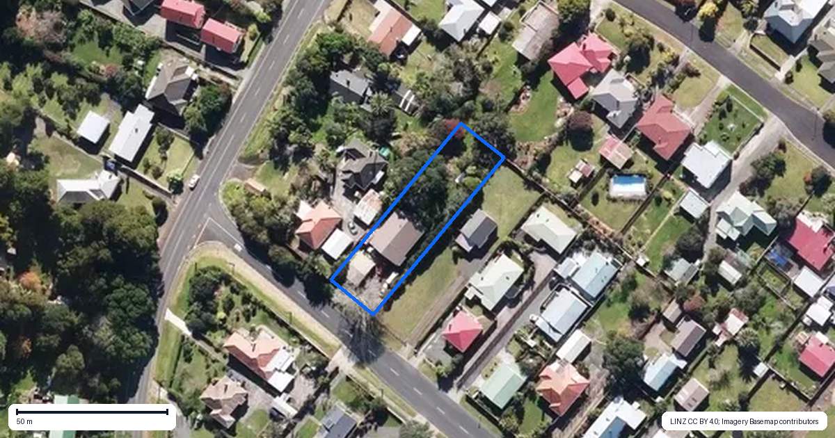 Property context map for 43 Dominion Road, Kaitaia